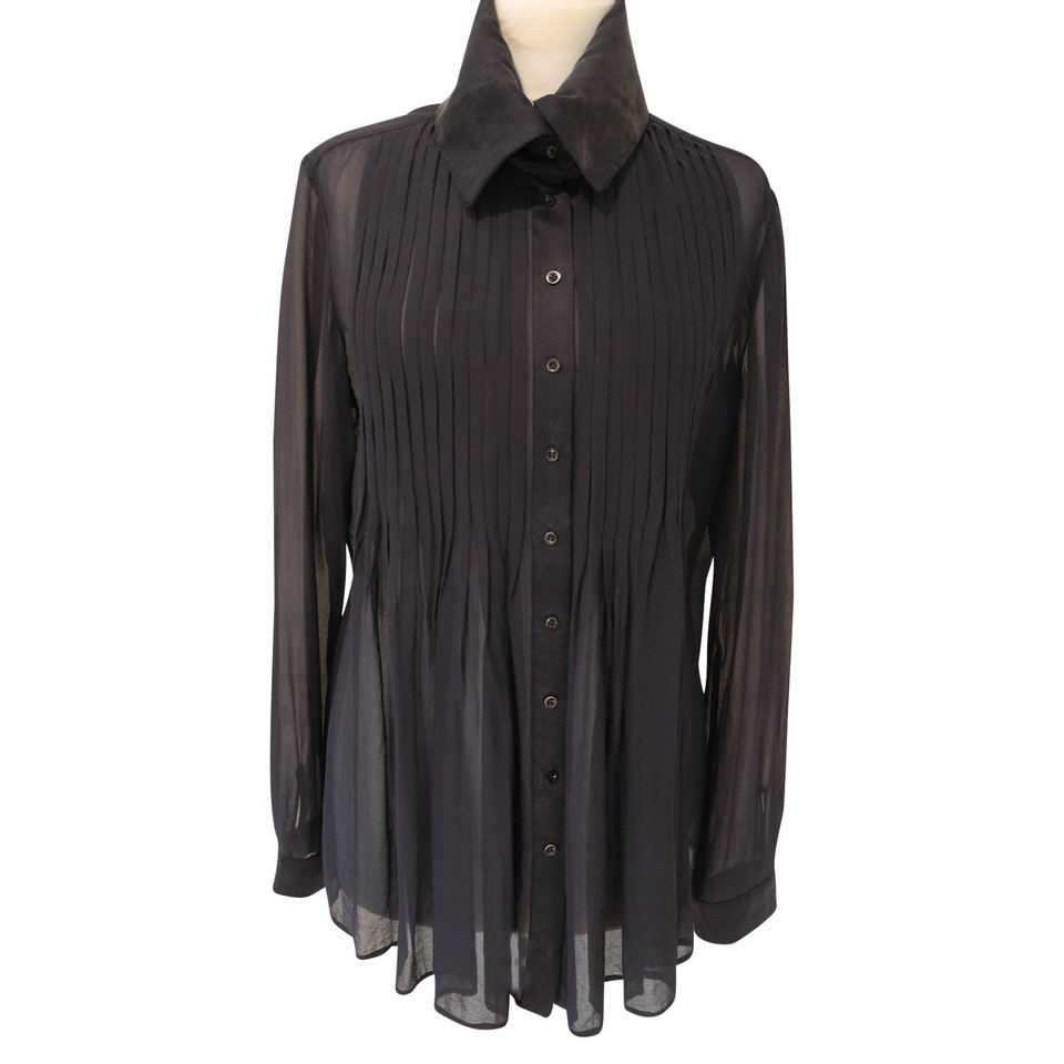 Strenesse Semi-transparent silk blouse