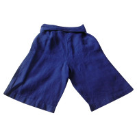 Ferre Blue shorts made of linen