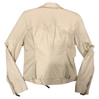 Elisabetta Franchi Leather jacket with inserts