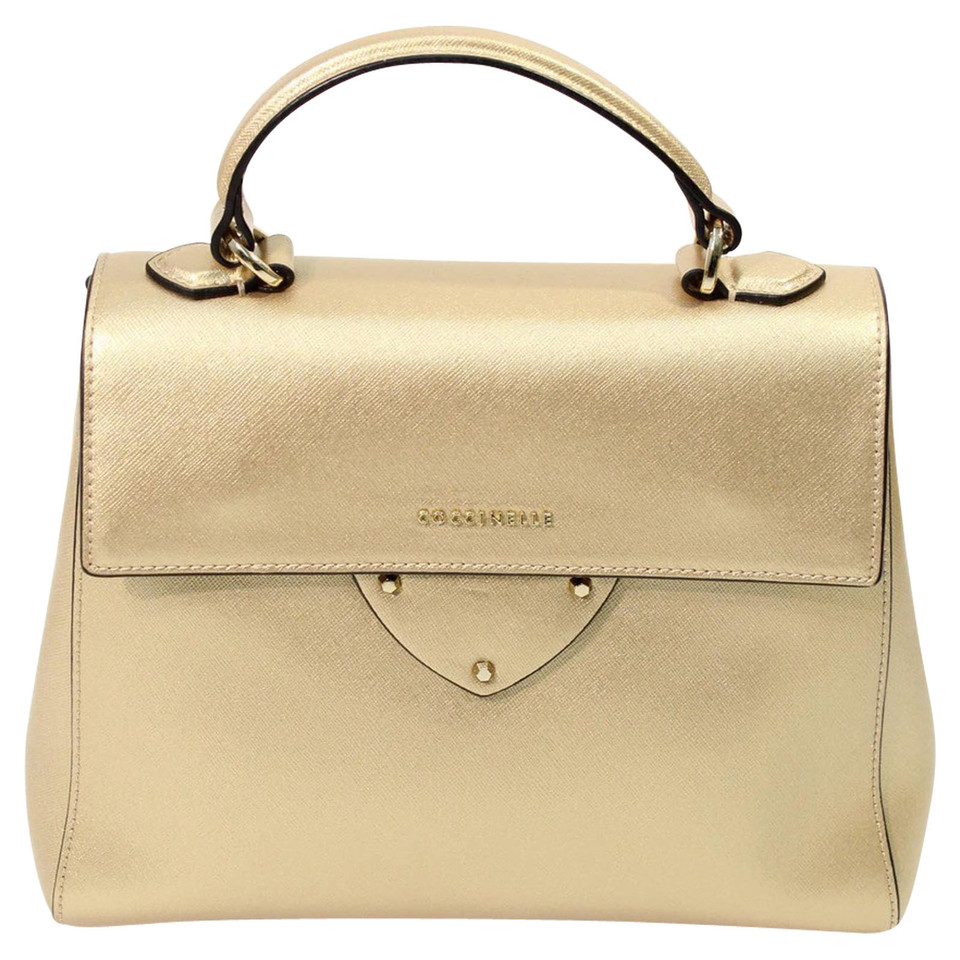 Coccinelle Handbag Leather in Gold