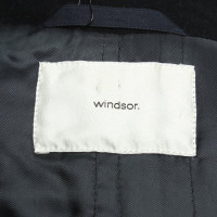 Windsor Giacca/Cappotto in Cotone in Blu
