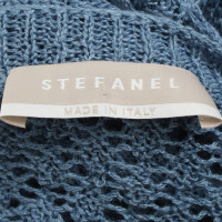 Stefanel Knit Top in Blue