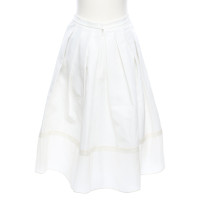 Tibi Skirt in Cream