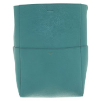 Céline Sangle Shoulder Leather in Turquoise