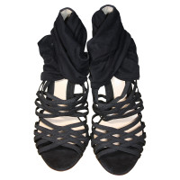 Fendi Sandals Leather in Black