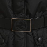 Gucci Gefütterte Jacke in Schwarz