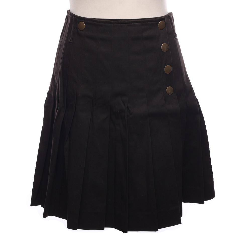 Thomas Burberry Skirt Cotton in Brown