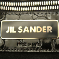Jil Sander Patent leather shoulder bag