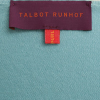 Talbot Runhof top light blue