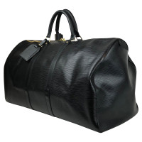 Louis Vuitton Keepall 55 Leather in Black