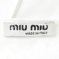 Miu Miu Bluse in Weiß