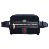 Gucci Ophidia Belt Bag. aus Wildleder in Schwarz