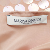 Marina Rinaldi Vestito in Viscosa in Color carne