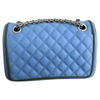 Chanel 2.55 aus Wolle in Blau