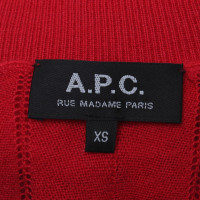 A.P.C. Pullover in red
