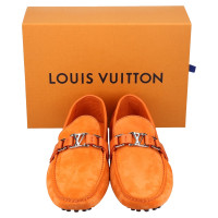 Louis Vuitton Chaussons/Ballerines en Daim en Orange