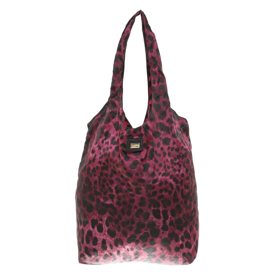 Dolce & Gabbana Shopper mit Leoparden-Print 