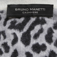 Bruno Manetti Strickjacke mit Leoparden-Muster