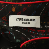 Zadig & Voltaire Robe en soie avec motif