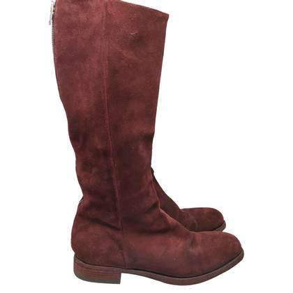 Pantanetti Boots Suede in Bordeaux