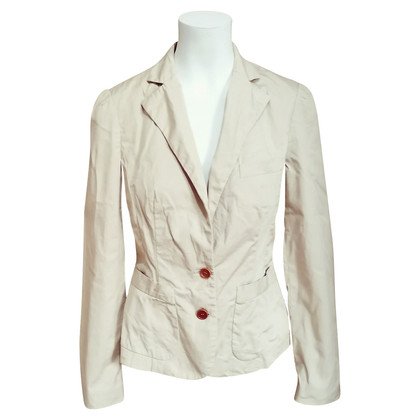 Stefanel Jacket/Coat Cotton in Beige