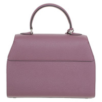 Moynat Handtasche aus Leder in Violett