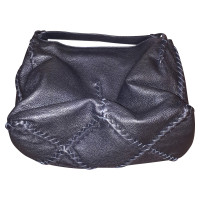 Bottega Veneta Handtasche aus Leder in Schwarz