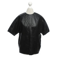 & Other Stories Top Leather in Black