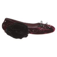 Miu Miu Slipper/Ballerinas in Bordeaux