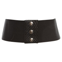 Kaviar Gauche "Arrowbelt" in black waist belt