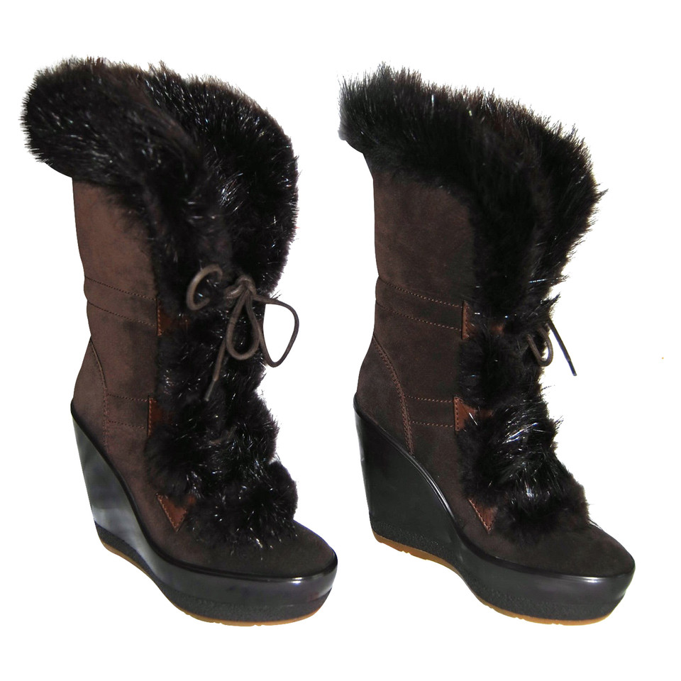 Moncler Boots with real fur