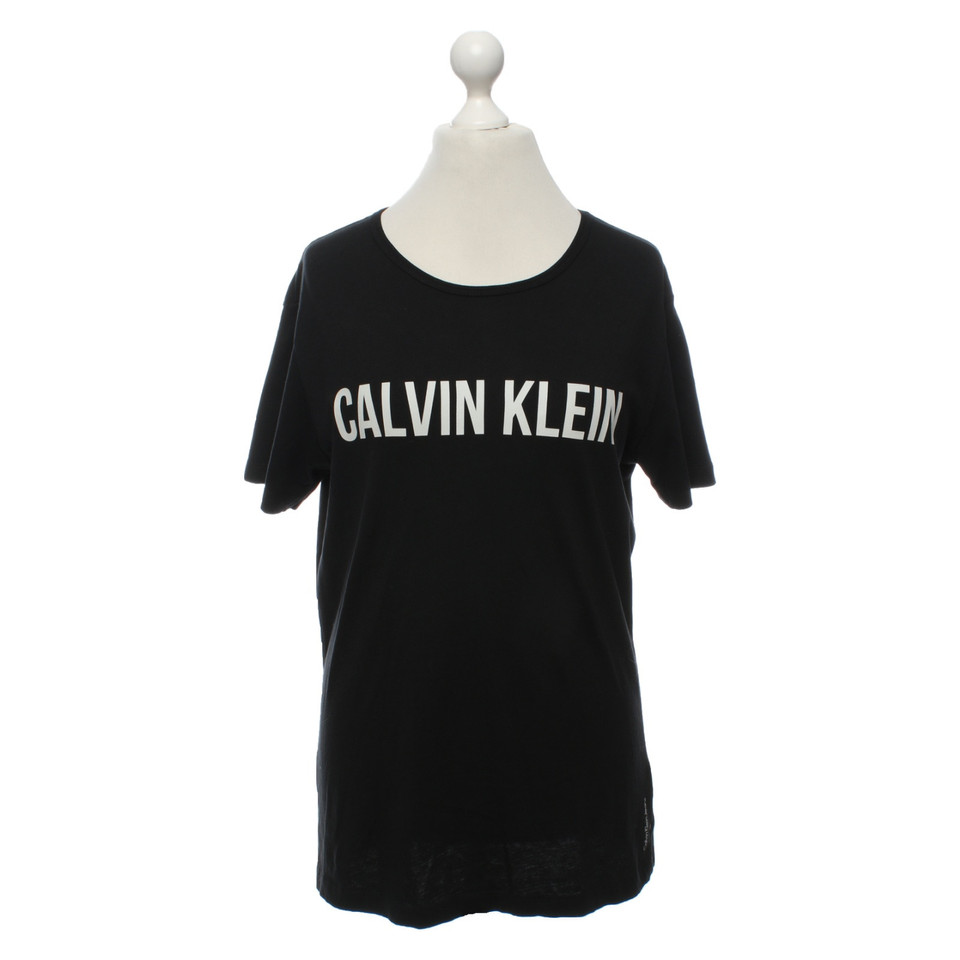 Calvin Klein Top Cotton in Black