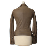 Iro Leather jacket in Taupe