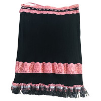 Betsey Johnson Jupe en Coton en Noir