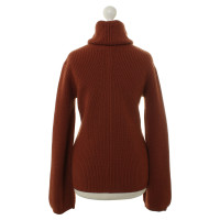Etro Turtleneck Sweater in red/brown