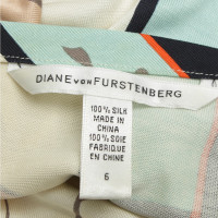 Diane Von Furstenberg Robe en soie Jacquard