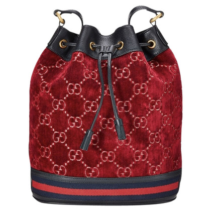 Gucci Ophidia Bucket Bag en Rouge
