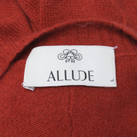 Allude Cashmere sweater in rust red