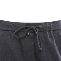 Brunello Cucinelli pantaloni della tuta in grigio