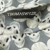 Thomas Wylde Skull print scarf