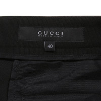 Gucci Paire de Pantalon en Laine en Noir