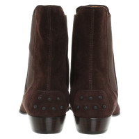 Tod's Ankle boots Suede in Brown