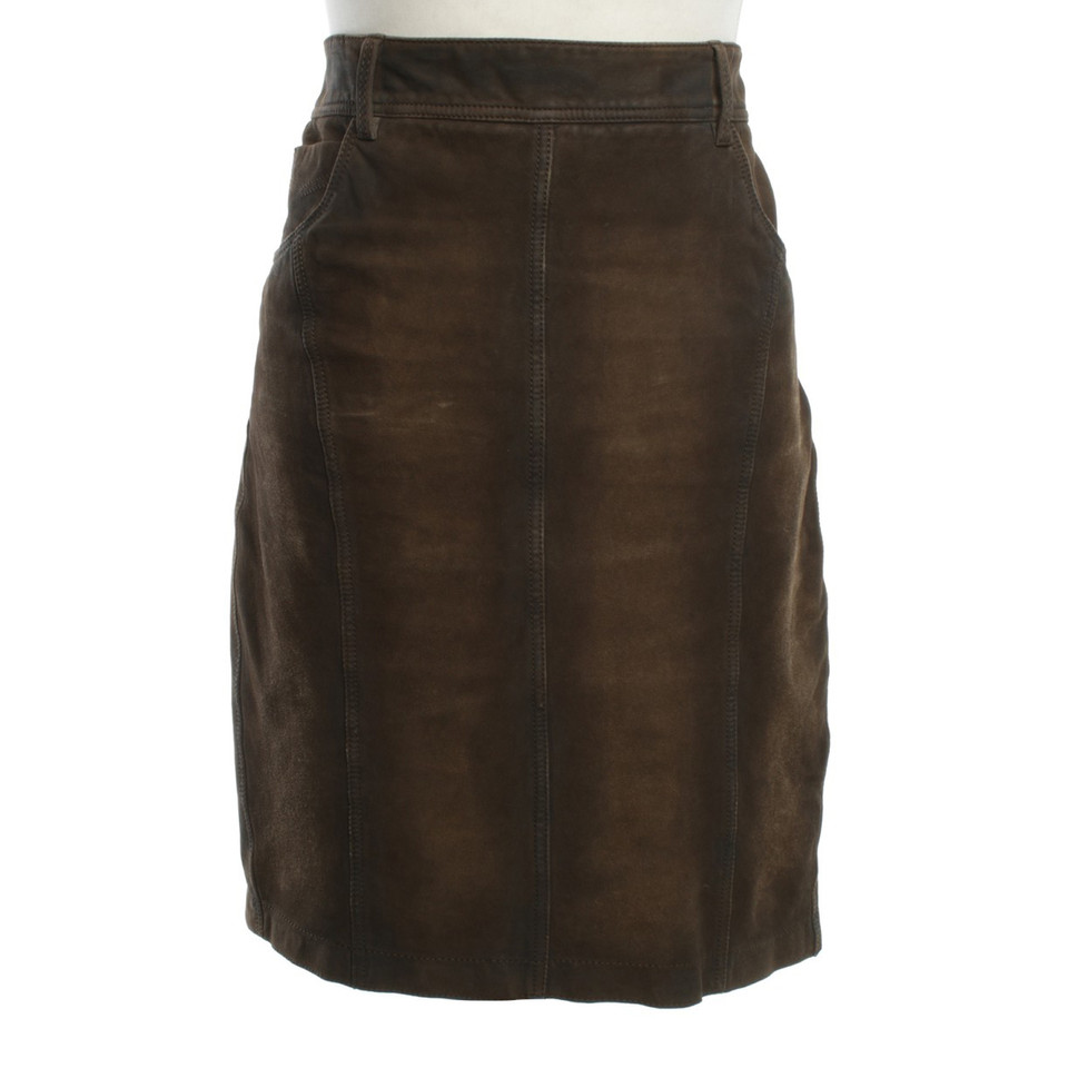 Burberry skirt made of suede