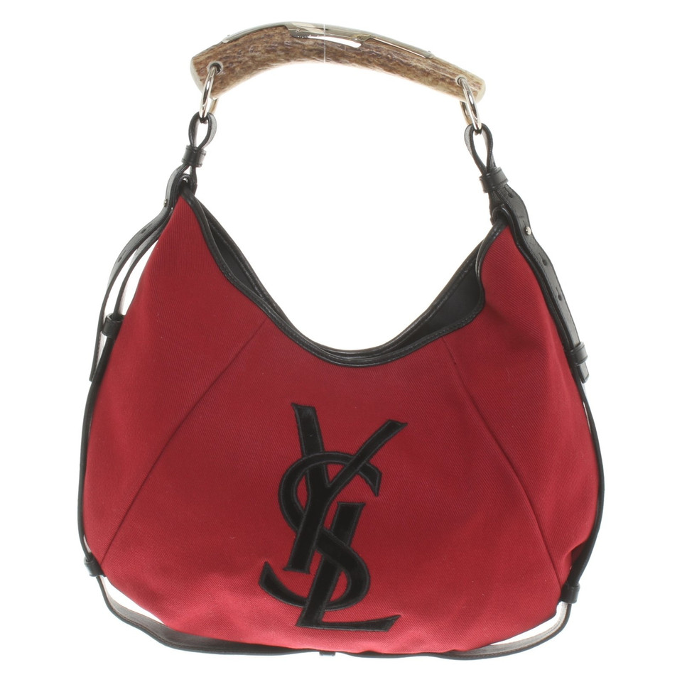 Yves Saint Laurent "Mombasa Bag" in red