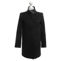 Sandro Wool coat in dark blue