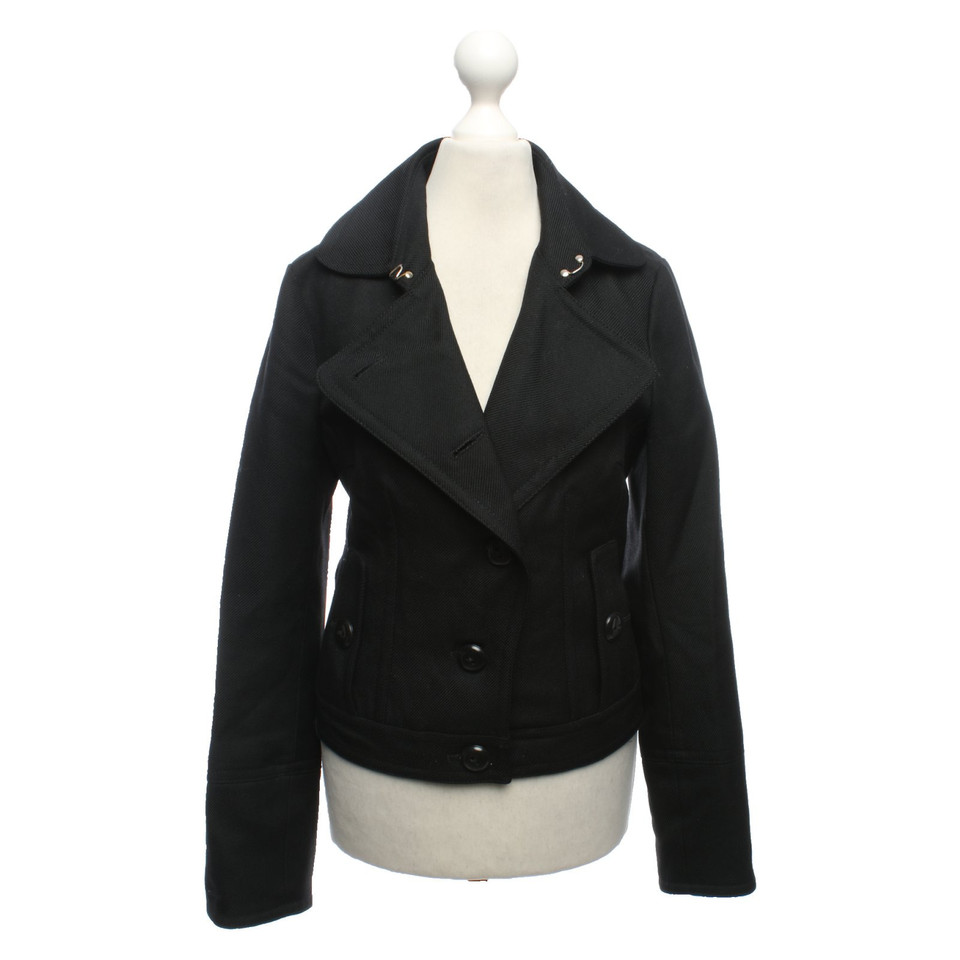 Drykorn Veste/Manteau en Laine en Noir