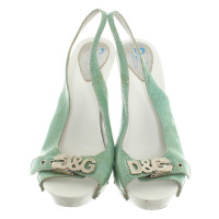 Dolce & Gabbana Sandaletten aus Lackleder