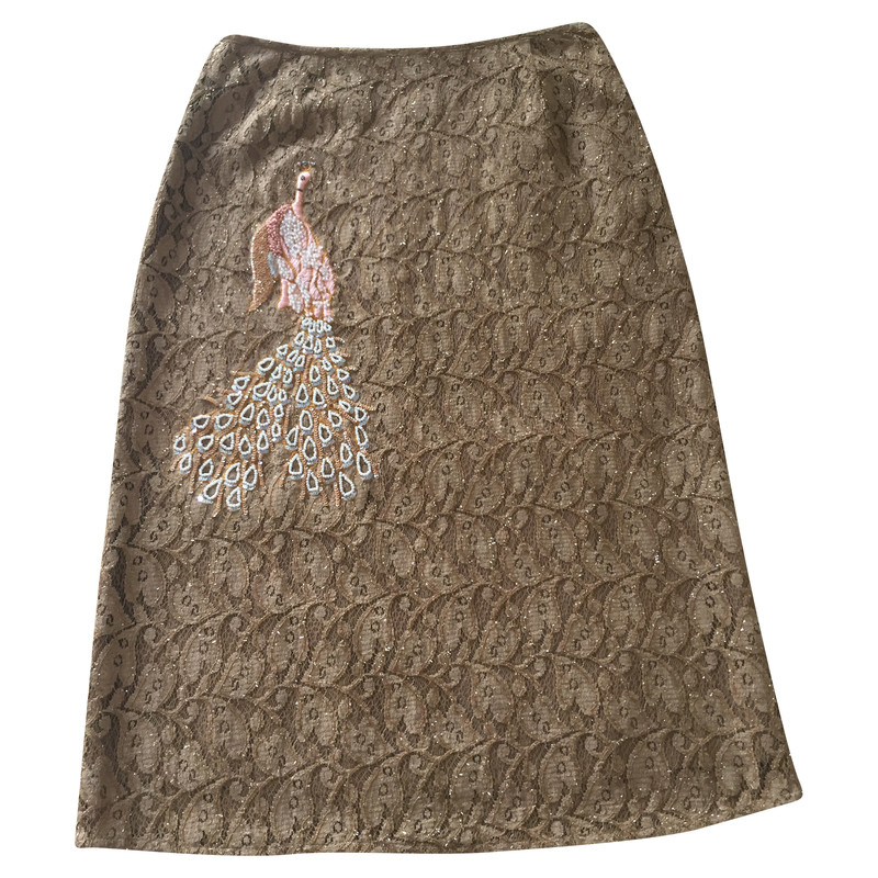 Paul & Joe Lace embroidered skirt