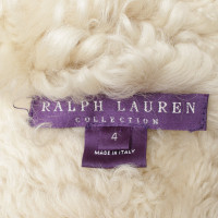 Ralph Lauren Manteau en peau d'agneau beige