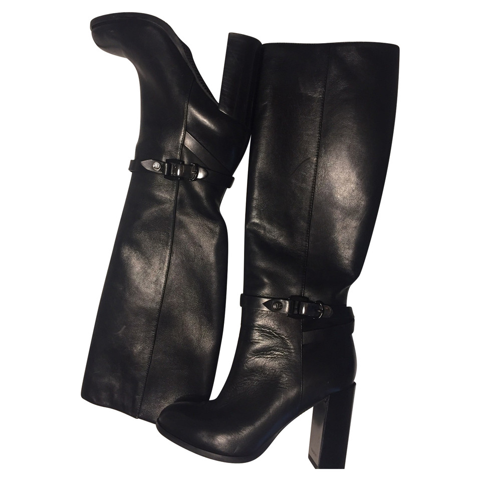 Baldinini Bottes en Cuir en Noir